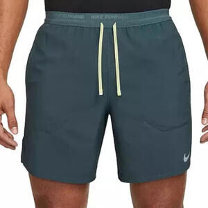 $55  Nike Men's Dri-FIT Stride 2-in-1 7” Shorts Green Size XXL DM4761-328